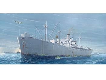 ソフビ　LIBERTY SHIP 1st COLOR Trumpeter 1/700 USS SS Jeremiah O'Brien WWII Liberty Ship